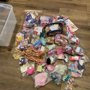 Huge Vintage Barbie Doll Lot With Accessories & Clothes, Shoes, Dolls